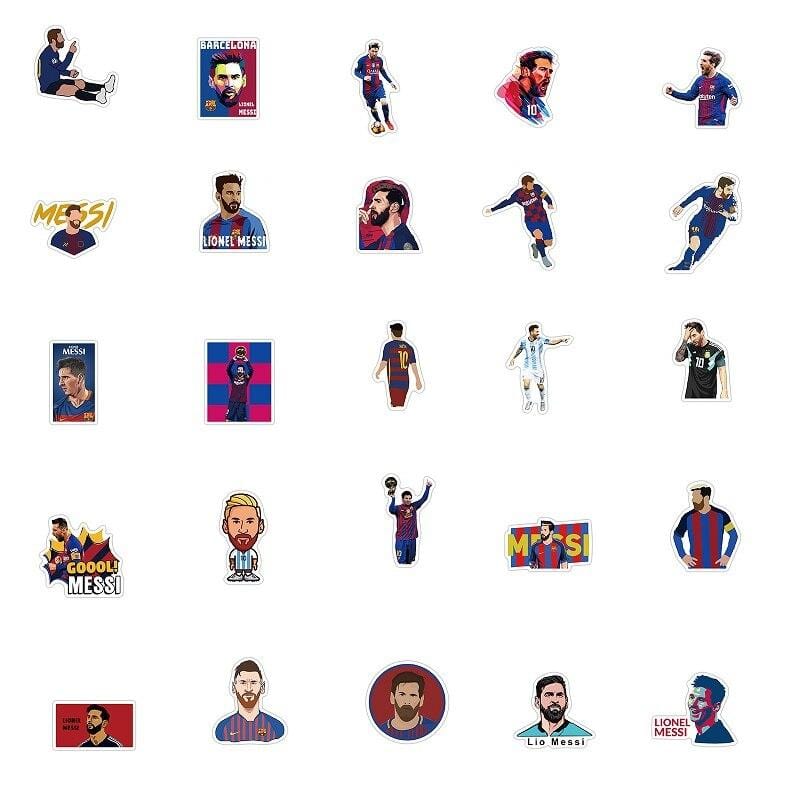 Stickers Lionel Messi Pack de Stickers Tresor Otaku