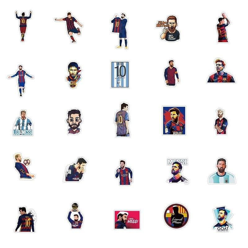 Stickers Lionel Messi Pack de Stickers Tresor Otaku
