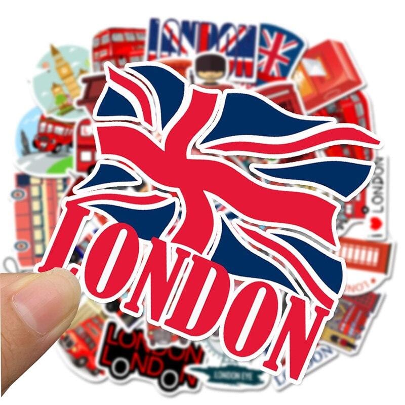 Stickers London Pack de Stickers Tresor Otaku