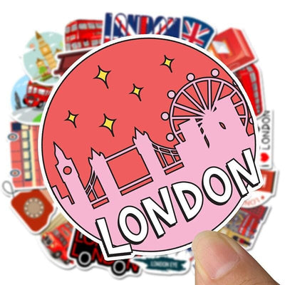 Stickers London Pack de Stickers Tresor Otaku