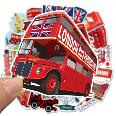 Stickers London Pack de Stickers Tresor Otaku