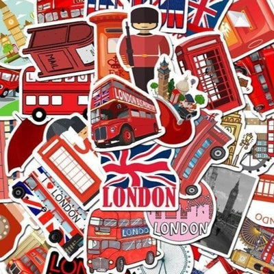 Stickers London Pack de Stickers Tresor Otaku