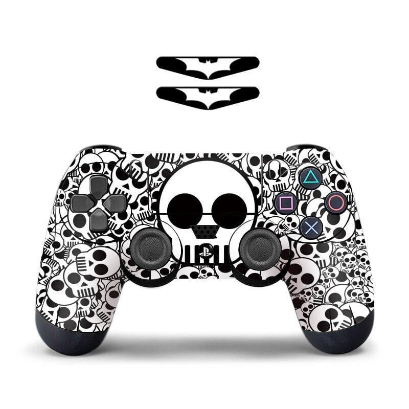 Stickers Manette PS4 Tête de Mort Tresor Otaku