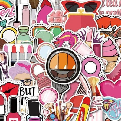 Stickers Maquillage Pack de Stickers Tresor Otaku