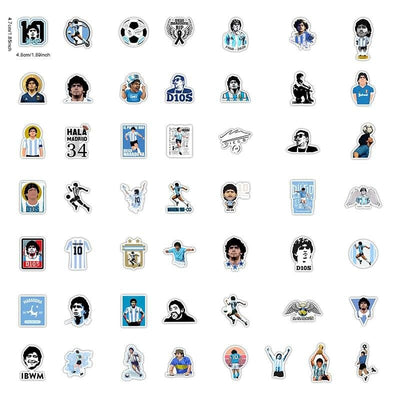 Stickers Maradona Pack de Stickers Tresor Otaku