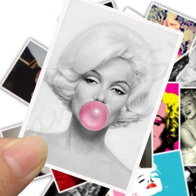 Stickers Marilyn Monroe (Pack de 25) Pack de Stickers Tresor Otaku