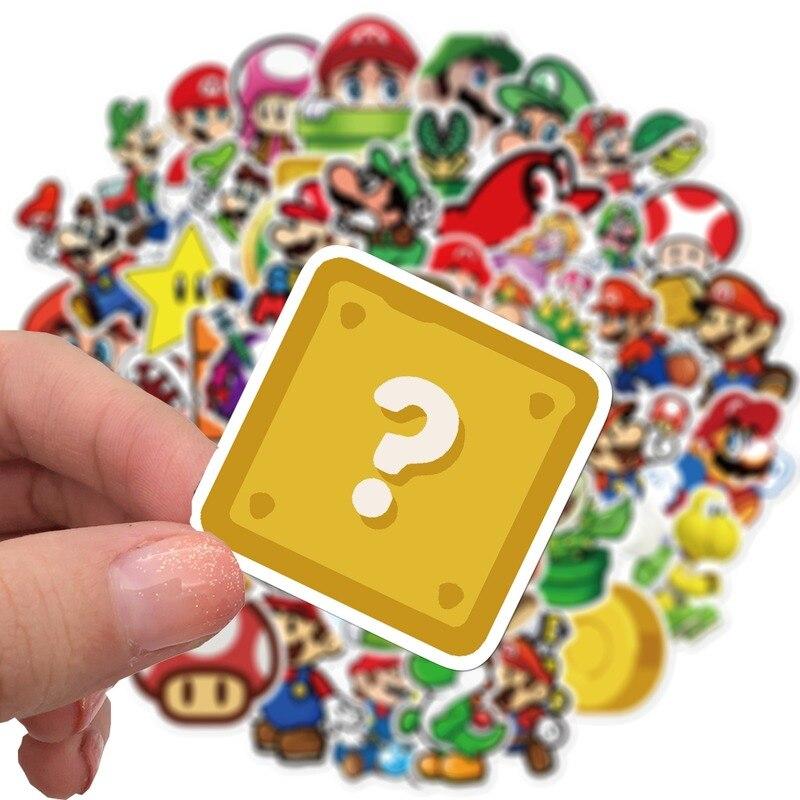 Stickers Mario Pack de Stickers Tresor Otaku