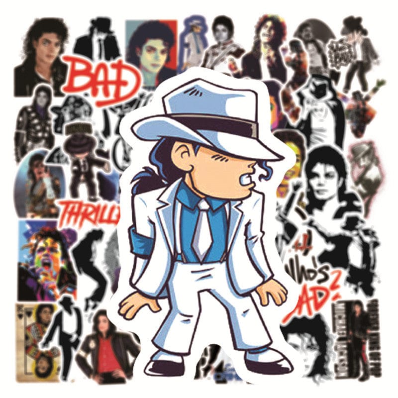 Stickers Michael Jackson Pack de Stickers Tresor Otaku