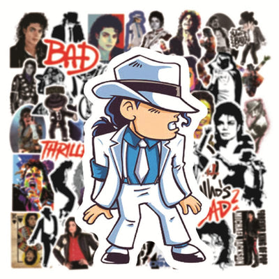 Stickers Michael Jackson Pack de Stickers Tresor Otaku