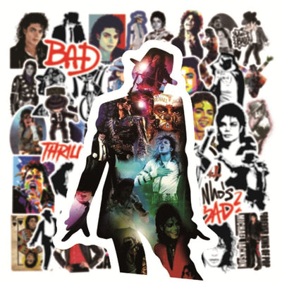 Stickers Michael Jackson Pack de Stickers Tresor Otaku