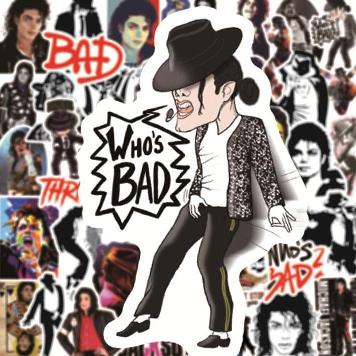 Stickers Michael Jackson Pack de Stickers Tresor Otaku