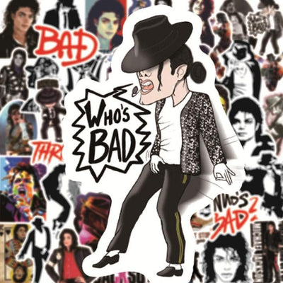 Stickers Michael Jackson Pack de Stickers Tresor Otaku