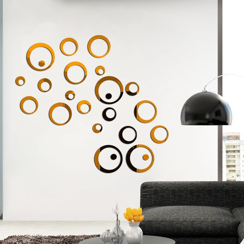 Stickers Miroir Design Orange Tresor Otaku
