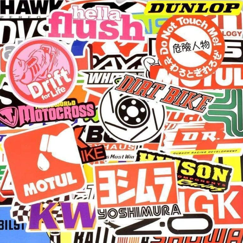 Stickers Motocross Pack de Stickers Tresor Otaku