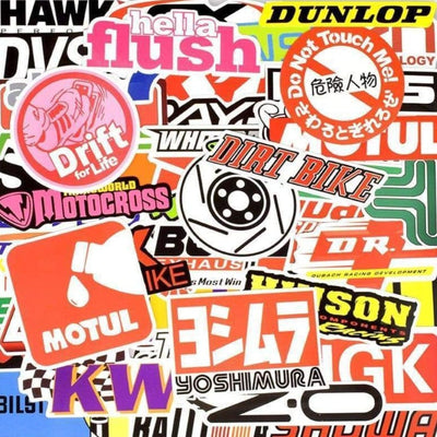 Stickers Motocross Pack de Stickers Tresor Otaku
