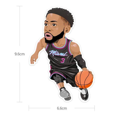 Stickers NBA Stars <br> (Pack de 16) Pack de Stickers Tresor Otaku