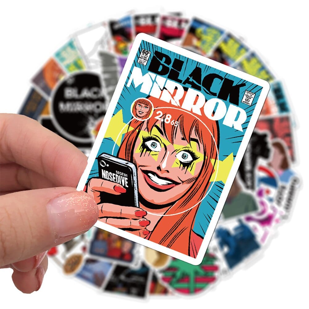 Stickers Netflix Black Mirror Pack de Stickers Tresor Otaku