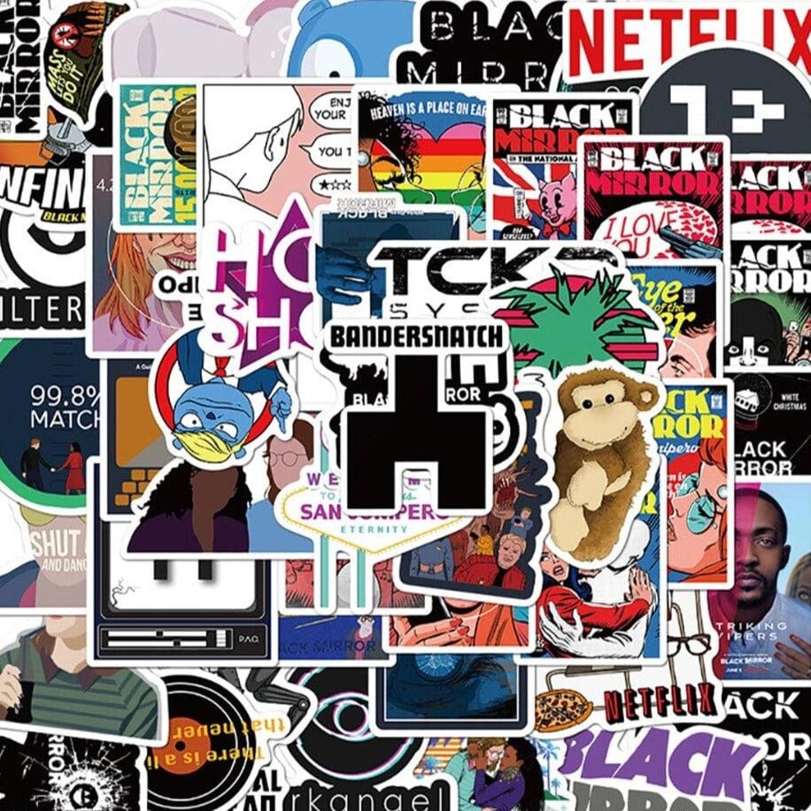 Stickers Netflix Black Mirror Pack de Stickers Tresor Otaku