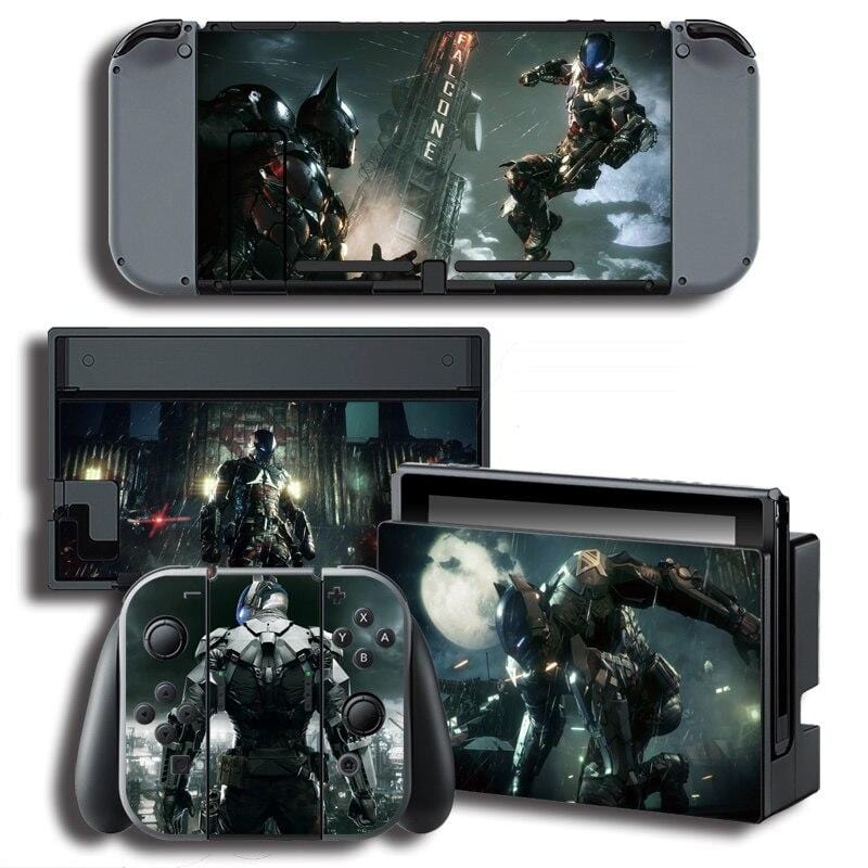Stickers Nintendo Switch Batman Arkham Knight Stickers Nintendo Switch Tresor Otaku