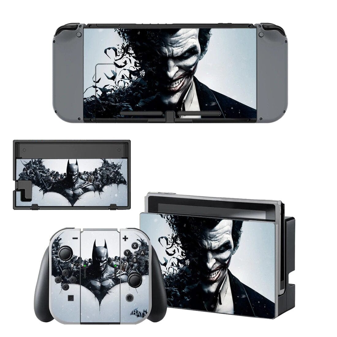 Stickers Nintendo Switch Batman & Joker Stickers Nintendo Switch Tresor Otaku