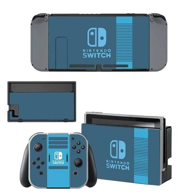 Stickers Nintendo Switch Bleu Stickers Nintendo Switch Tresor Otaku