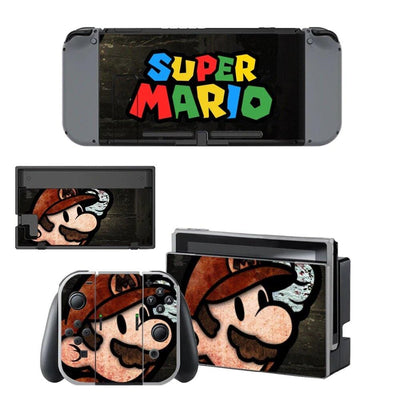 Stickers Nintendo Switch Super Mario Stickers Nintendo Switch Tresor Otaku
