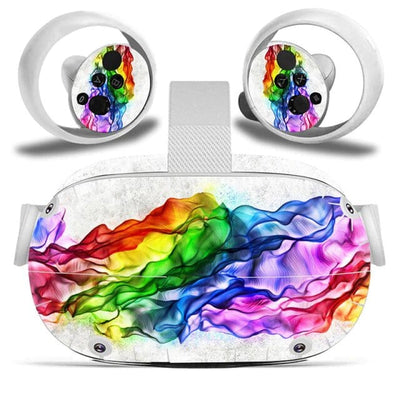 Stickers Oculus Quest 2 Arc en Ciel Stickers Oculus Quest 2 Tresor Otaku