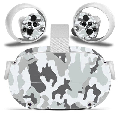 Stickers Oculus Quest 2 Camouflage Gris Stickers Oculus Quest 2 Tresor Otaku