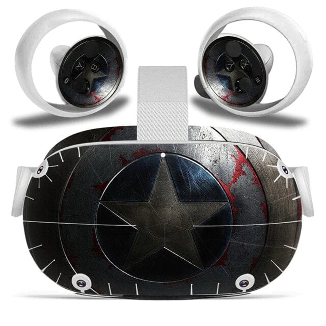 Stickers Oculus Quest 2 Captain America Stickers Oculus Quest 2 Tresor Otaku