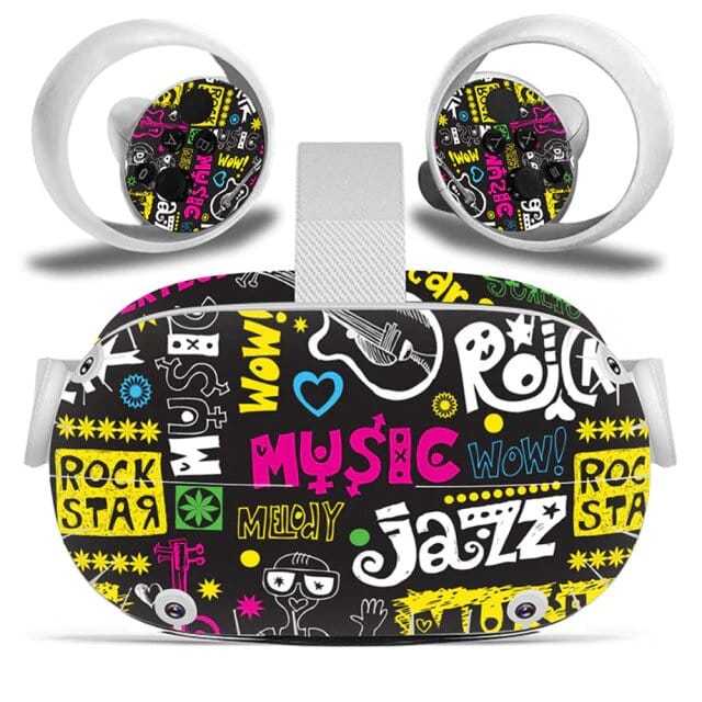 Stickers Oculus Quest 2 Musique Stickers Oculus Quest 2 Tresor Otaku