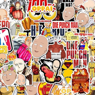 Stickers One Punch Man Pack de Stickers Tresor Otaku