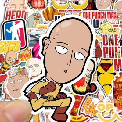 Stickers One Punch Man Pack de Stickers Tresor Otaku
