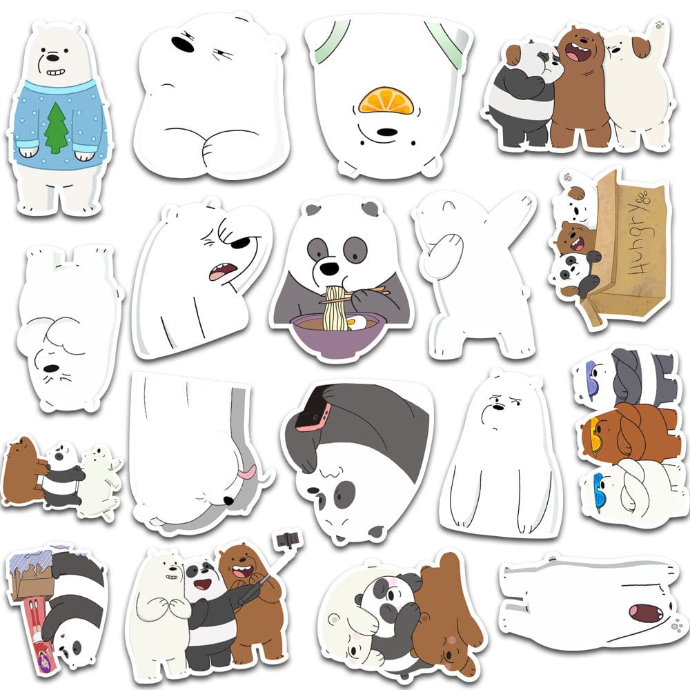 Stickers Ours Pack de Stickers Tresor Otaku