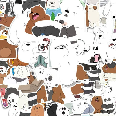 Stickers Ours Pack de Stickers Tresor Otaku