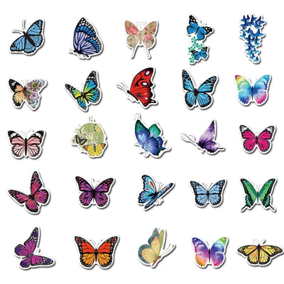 Stickers Papillons Pack de Stickers Tresor Otaku