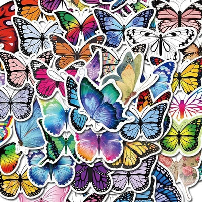 Stickers Papillons Pack de Stickers Tresor Otaku