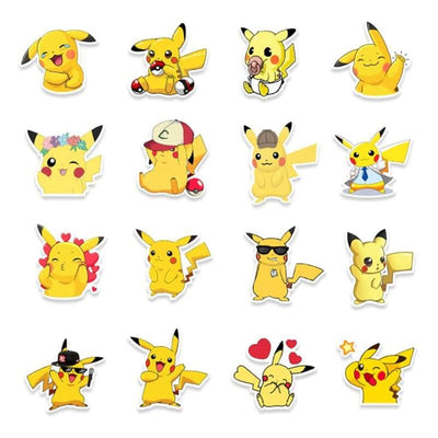 Stickers Pikachu<br> (50 pcs) Stickers Enfants Tresor Otaku