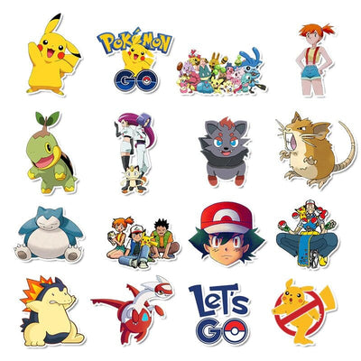 Stickers Pokémon Pack de Stickers Tresor Otaku