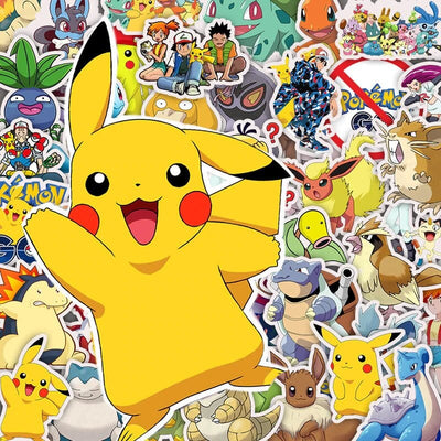 Stickers Pokémon Pack de Stickers Tresor Otaku
