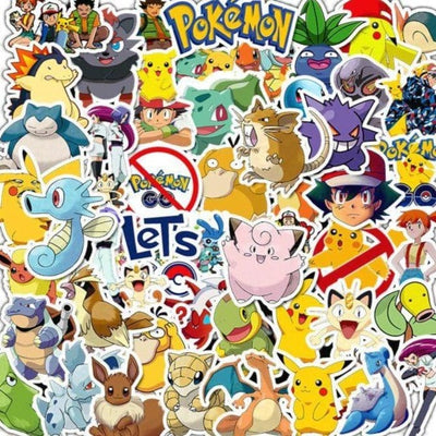 Stickers Pokémon Pack de Stickers Tresor Otaku