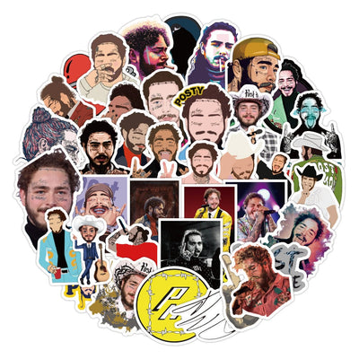 Stickers Post Malone Pack de Stickers Tresor Otaku