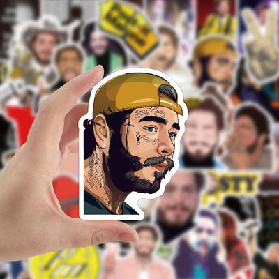 Stickers Post Malone Pack de Stickers Tresor Otaku