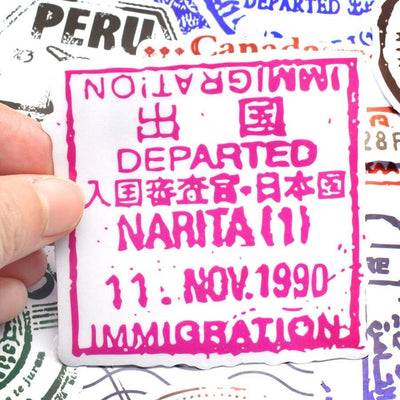 Stickers Pour Valise de Voyage Pack de Stickers Tresor Otaku