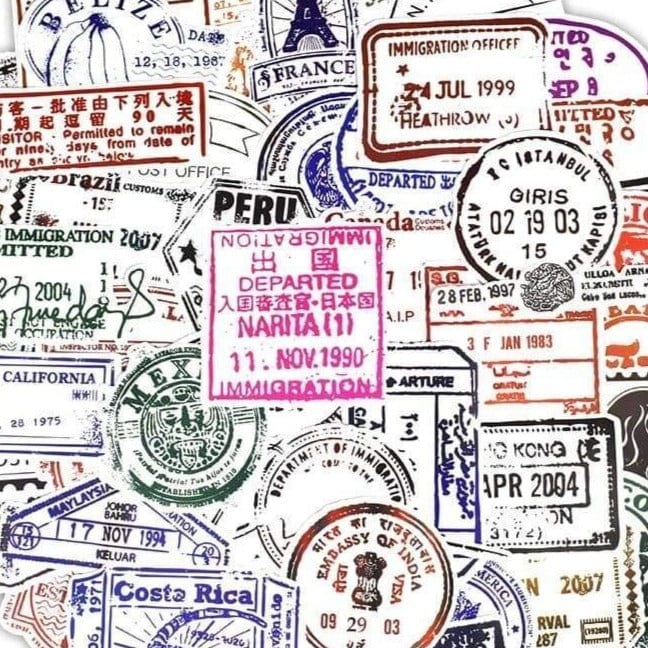 Stickers Pour Valise de Voyage Pack de Stickers Tresor Otaku