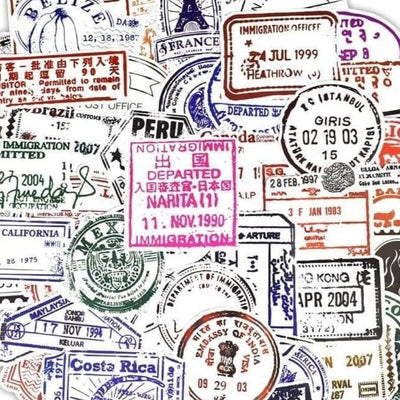 Stickers Pour Valise de Voyage Pack de Stickers Tresor Otaku