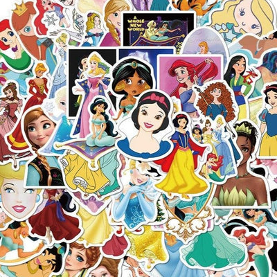 Stickers Princesse Disney Pack de Stickers Tresor Otaku