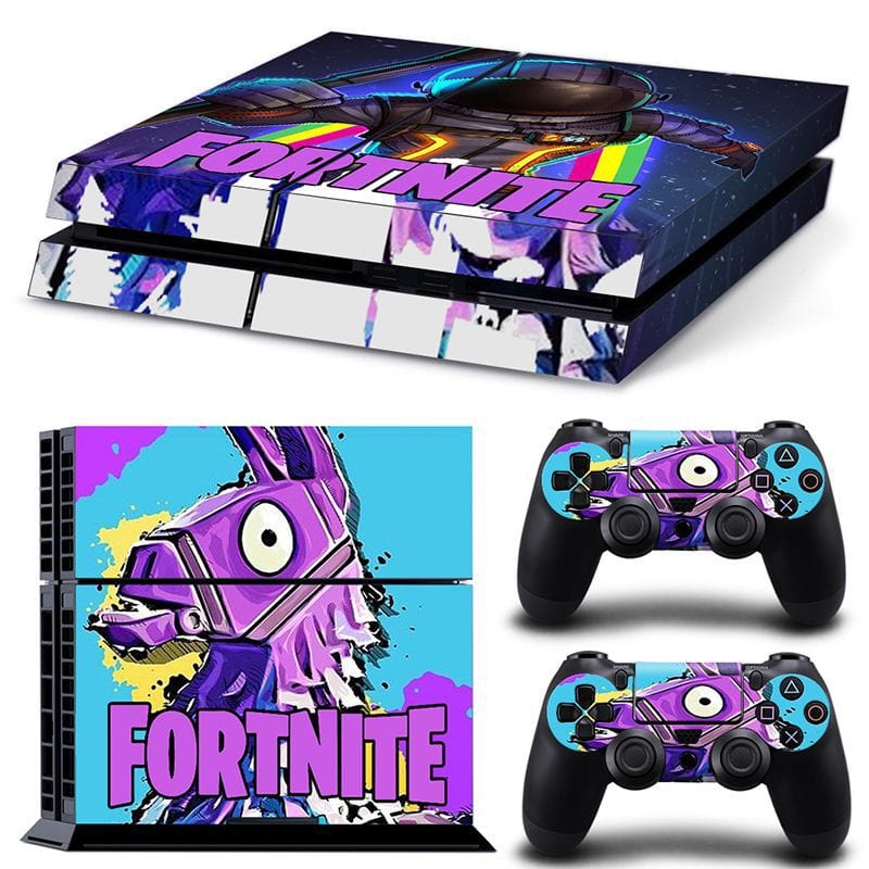 Stickers PS4 Fortnite Lama à Butin Stickers PS4 Tresor Otaku