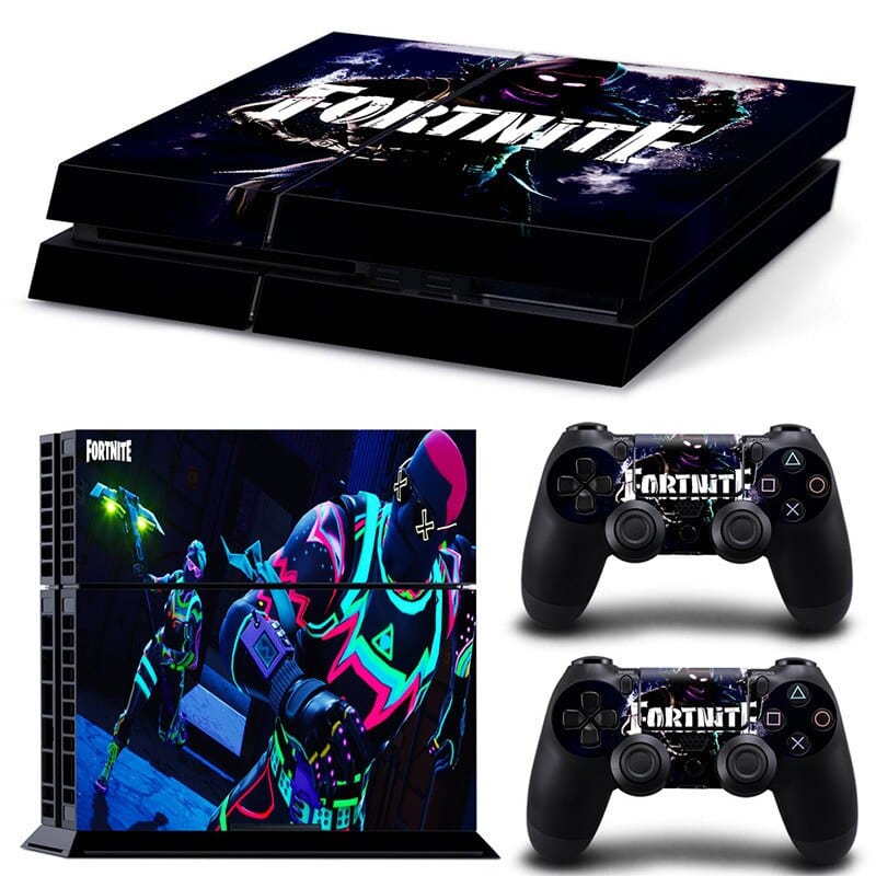 Stickers PS4 Fortnite Noir Stickers PS4 Tresor Otaku