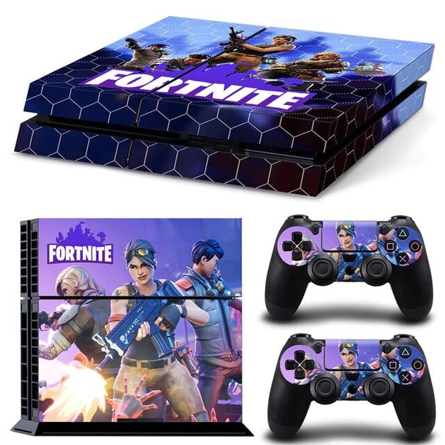 Stickers PS4 Fortnite Violet Stickers PS4 Tresor Otaku