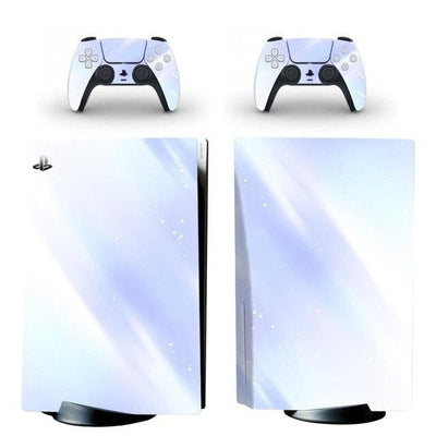 Stickers PS5<br> Blanc et Bleu Stickers PS5 Tresor Otaku